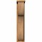 Ekena Millwork Carmel Rough Sawn Corbel w/Backplate, Western Red Cedar, 6"W x 14"D x 30"H COR06X14X30CAR01RWR - alternate 2